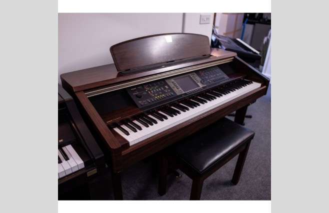 Used Yamaha CVP208 Satin Mahogany Digital Piano Complete Package (SN:601617) - Image 4